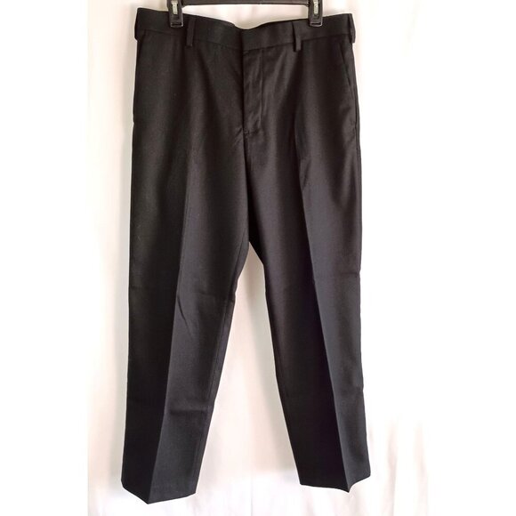 Van Heusen Men’s Flat Front Dress Pants Size 34x30 Classic Fit Trousers - Picture 1 of 6